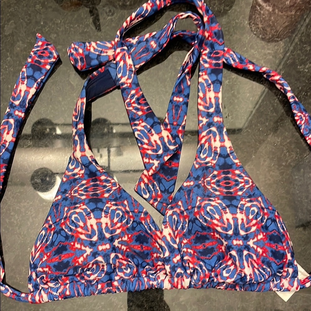 Converse Red, White and Blue Bikini Top